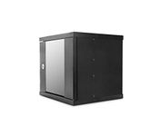 Dynamode 4U 320mm Deep Data Cabinet, Wall Mounted, 10" Rackmount (320x300x310 mm), Wall Enclosures Cabinet for SMA Applications, Mount Rack, IT Data Network Equipment with Cable Management & Lock.