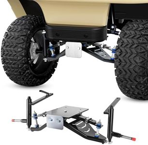 10L0L Golf Cart 6" Double A-Arm Lift Kit for Club Car DS 2003.5-up Electric/Gas Models, Heavy Duty Strength Steel Lift Kit
