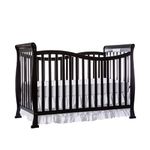 Dream On Me Violet 7 in 1 Convertible Life Style Crib, Black