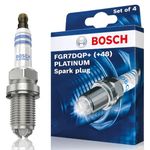 Bosch Platinum 0242235981 (+48), Spark Plug Set of 4 - for a Reliable Gasoline Engine Start and Long Service Life - with Robust Design