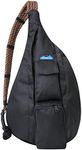 KAVU Rope Sling - Compact Lightweight Crossbody Bag - Jet Black