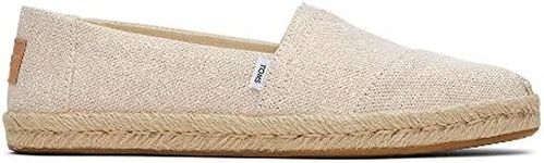 TOMS Women's Alpargata Rope Classic Loafer Flat, Pink, 10 UK