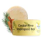 Cedar & Pine Shampoo Bar, Handcrafted Natural Shampoo with Coconut Milk and Clay, Vegan Shampoo without Parabens or Sulphates, Travel Shampoo, Up to 40 Washes - The Natural Spa