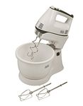 Black+Decker M700 300-Watt Hand Mixer | 5 Speed Control function | 2-year Warranty (White)