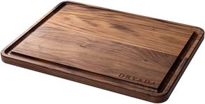 DRYADA XXL Canadian Walnut Wood Reversible Cutting Board for Kitchen 24''x18'' with Juice Groove Cheese Charcuterie Board Extra Thick Countertop Butcher Block