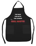 Funny Guy Mugs Grill Master Apron, Black