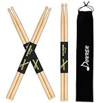 Donner Drum Sticks, 3 Pairs 5A Drum