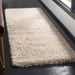 HOMEABLE Fluffy Fur Rug Soft Shaggy Carpet Anti Slip, 2 - Inch Thickness for Bedroom, Living Room, Guest Room, Office (2X3 FEET, Beige)