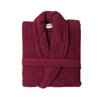 Umbrella Outdoors Premium Cotton Terry Toweling Bathrobe - Unisex Spa & Hotel Quality Gown, Extra Soft & Absorbent Thick Towel Bathrobes for Men & Women Towel (UK, Alpha, L, Regular, Regular, Maroon)