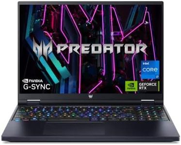 Acer Predator Helios 16 Gaming Laptop, 16" 165Hz WQXGA G-SYNC 3ms Display, Intel Core i7-13700HX, 16GB DDR5 RAM, 1TB SSD, NVIDIA GeForce RTX 4060, WiFi 6E, English RGB Backlit Keyboard, Windows 11