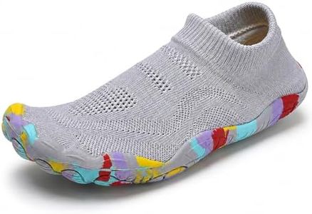 Lightweight Water Shoes (Grey, Adult, Women, 7.5, Numeric, US Footwear Size System, Medium)