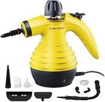 Comforday Multi-Purpose Steam Cleaner with 9-Piece Accessories, Perfect for Stain Removal, Curtains, Car Seats, Floor, Bathroom, (Yellow)