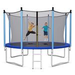 Giantex Trampoline, 14Ft ASTM Certified Approved Recreational Trampolines with Enclosure Net, Outdoor Large Trampoline for Adults Kids