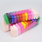 Eclet (Pack of 12) Air Dry Clay, Colorful Children Soft Clay, Creative Art Crafts, Gifts for Kids-Multi Color. Non-Toxic Modeling Magic Fluffy Foam Bouncing Clay Putty Kit for Kids with Tools .8