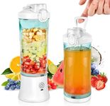 Lychico Portable Blender 600ML, Cordless Personal Blender-for Shakes & Smoothies, Leakproof Lid & Sip Spout, BPA Free, USB-C Rechargeable, Mini Blender for Protein Shakes, Blends Ice & Frozen Fruit