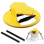 [Upgraded] Allike Mouse Trap Bucket, Auto Rolling Reset Rat Trap, Humane Mice Trap Safe for Children and Pets (1 PC - Yellow)