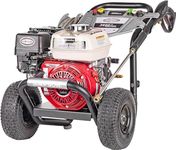 SIMPSON Cleaning PS61002-S PowerShot 3500 PSI Gas Pressure Washer, 2.5 GPM AAA AX300 Pump, Honda GX200 Engine, Includes Spray Gun, Extension Wand, 5 QC Nozzle Tips, 5/16-inch x 25-Foot MorFlex Hose