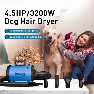 Blanlody Dog Hair Dryer 3200W – High Power Pet Grooming Blower