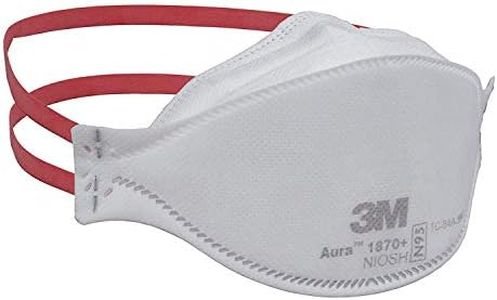 3M 1870+ Health Care Health Care Particulate Respirator Mask, Flat Fold, Pack of 120