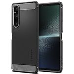 Spigen Rugged Armor Phone Case Compatible with Sony Xperia 1 V - Matte Black