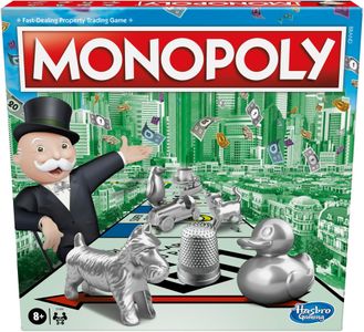 Hasbro Monopoly Classic Board Game – Family Game Night Essential