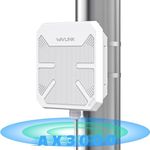 WAVLINK AX3000 Outdoor Access Point, Long Range Wi-Fi6 Extender, Dual Band Router/Repeater/AP/Mesh Extender with PoE, 4x12dBi High-gain Built-in Antennas, IP67 Weatherproof, Signal Booster Amplifier