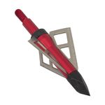 Allen Company Photon Hunting Broadhead, 125 Grain, 1.25 inches Cutting Diameter - Aluminum Ferrule, Stout .032 inch Thick Stainless Steel Blades, Carbon Steel Chisle Tip