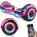 GeekMe Hoverboards,Hoverboards for kids,Hoverboards with Bluetooth Speaker,Strong Dual Motor,LED lights,Gift for kids