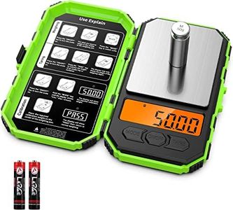 Newest AMIR Precision Pocket Scale 200g/0.01g for Home, Portable Digital Mini Food Scale Jewelry Scale Kitchen Scale Gram Scale Grains Scale, Backlit LCD, Green