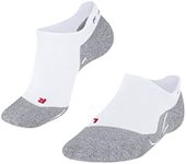 FALKE Men's RU3 Comfort Invisible Running Socks, Breathable Quick Dry, No Show, Thick Cushion, Athletic Sock, White (White-Mix 2020), 10.5-11.5, 1 Pair