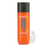 Matrix Mega Smooth Professional Shampoo with Shea Butter & Amino Acids, for Frizzy Hair | Max Smoothness for 4 Days | | Used by 1 Lakh Hairstylists*| For All Hair Types | Paraben Free, 200ml