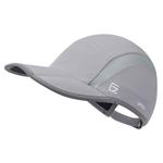 GADIEMKENSD Baseball Cap Nylon Running Cap Outdoor Sports Hat for Men Woman Adjustable Quick Drying Reflective Foldable 50+ UPF Inhibit UV Mesh Race Performance Lightweight Water Repellency Light Grey