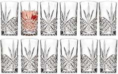 Godinger Dublin Crystal Highball Glasses, Set of 12