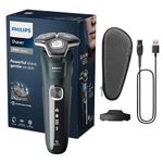 Philips Shaver Series 5000 - Wet & Dry Electric Men's Shaver, Electric Razor for Men with Charging Stand and Travel Case (Model S5884/35)