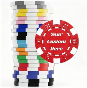 Vooruitgang Custom Clay Poker Chips,Personalized Poker Chips Set for Events