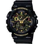 Casio Gents 51.00mm Quartz Watch with Black Analogue - Digital dial and Black Plastic/Resin Strap Strap GA-100CF-1A9ER