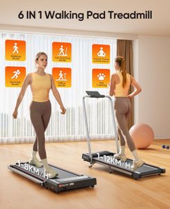RUNIMON 6-in-1 Folding Treadmill – Compact Home Fitness Machine