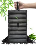 PURIMADE Bamboo Charcoal Air Purifying Bag, 300g Reusable Activated Charcoal Odor Absorber, Odor Remover, Charcoal Odor Eliminator for Home, Car, Pet Space, Bathroom, Basement, Closet, Shoe Cabinets