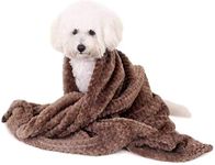 Petslover Pet Blanket Breathable Soft Fleece Blanket Dog Throw Blanket Brown Colour Size - Medium