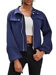 Tankaneo Womens Casual Bomber Jacke