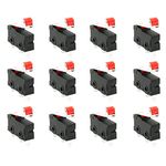 CESFONJER Mini Micro Limit Switch Roller Lever Arm SPDT Snap Action LOT 12 Pcs