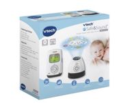 VTech,2 Count (Pack of 1) Audio Baby Monitor with Room Temp, Ceiling Projection & Nightlight
