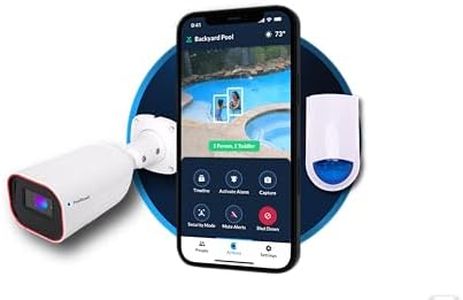 PoolScout Pro Security Camera & Alarm Unit - Pool Security Alarm System for Preventing Drowning of Toddlers & Pets in Your Swimming Pool (12 Month Premium Subscription Included)