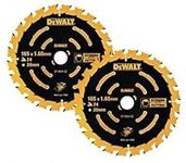 Dewalt DT10624 2 x Circular Saw Blades 165 x 20 x 24T Extreme Framing DCS391