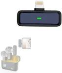 NPTCL Receiver Replacement for Wireless Microphone for iPhone with Charging Case - Lavalier Lapel Microphone Receiver for Older iPhone 14/13/12/11/10