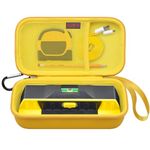 Elonbo Carrying Case for Franklin Sensors ProSensor M210 / M150 / 710/710+ / T13 Professional Stud Finder, Franklin Sensors Professional Stud Finder Hard Travel Holder Storage Bag. Yellow