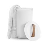 SAMEAT Luxury Towel Warmer Bucket - Towel Warmer, Large Hot Towel Warmer Bucket Timer Electric Towel Warmer for Bathroom, Auto Shut Off