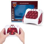 West Ham FC Officially Licensed Pop It Electric: Pop Up Lights Puzzle Game. Perfect for any fan of the Hammers. Ideal Kids Toy Gift - Bubble Sensory, Electronic Smart Antistress Fidget Toy