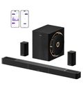 ULTIMEA Skywave X60 7.1.4ch Soundbar with 8" Wireless Subwoofer 840W, Professional Wireless Surround Sound System for TV w/Dolby Atmos, 28Hz Low Frequency, GaN Amplifier, 4K HDR Pass-Through