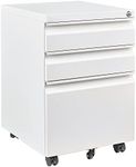 3 Drawer File Cabinet with Lock,Und